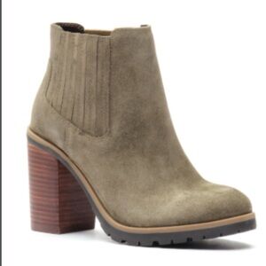 CREVO Kate Stacked Heel Booties